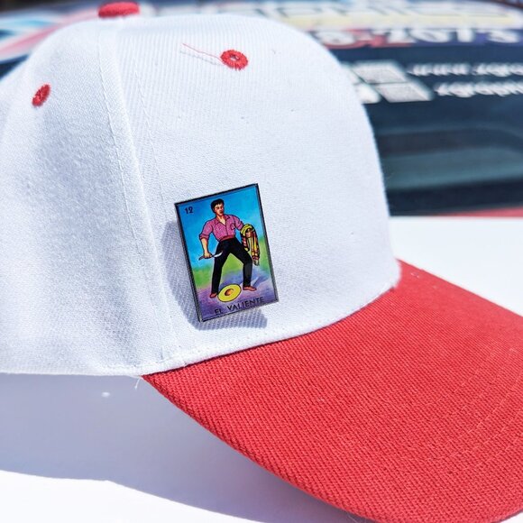 El Valiente Pin Loteria Pin For Caps Clothing Enamel Badge Mexican Game Pin - Picture 4 of 5